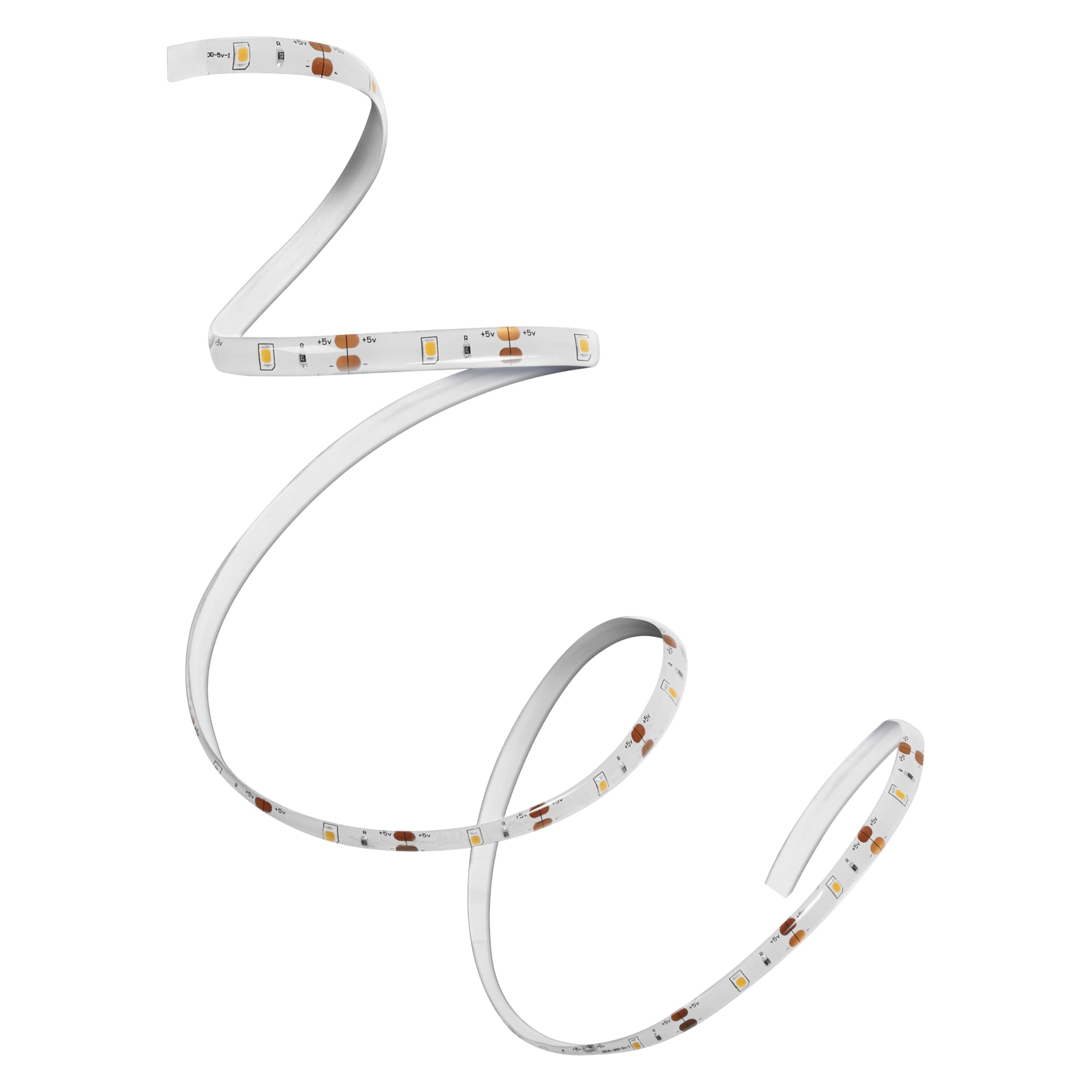 OSRAM Flex Motion Sensor Battery Operated LED Strips with Warm White Light and Motion Sensor, 2 m, 3.6W, 150lm, 3000K, 830 Warm White, Non-Dimmable, IP20, Non-Replaceable Light Source