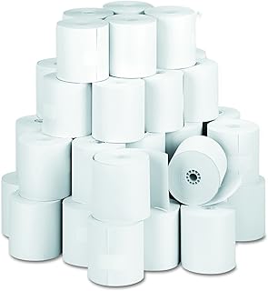 PM Company Perfection TMP Financial Rolls, 3 Inches x 150 Feet, White, 50 per Carton (05479)