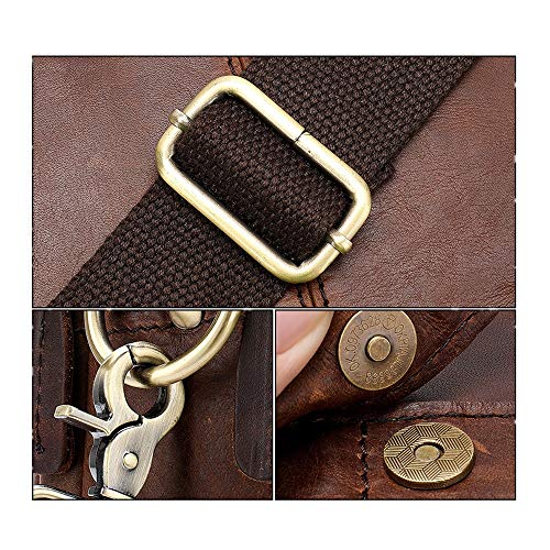 Mens Crossbody Messenger Bags Men's Leather Vintage Messenger Bag for Laptop Shoulder Bag for Work Business4