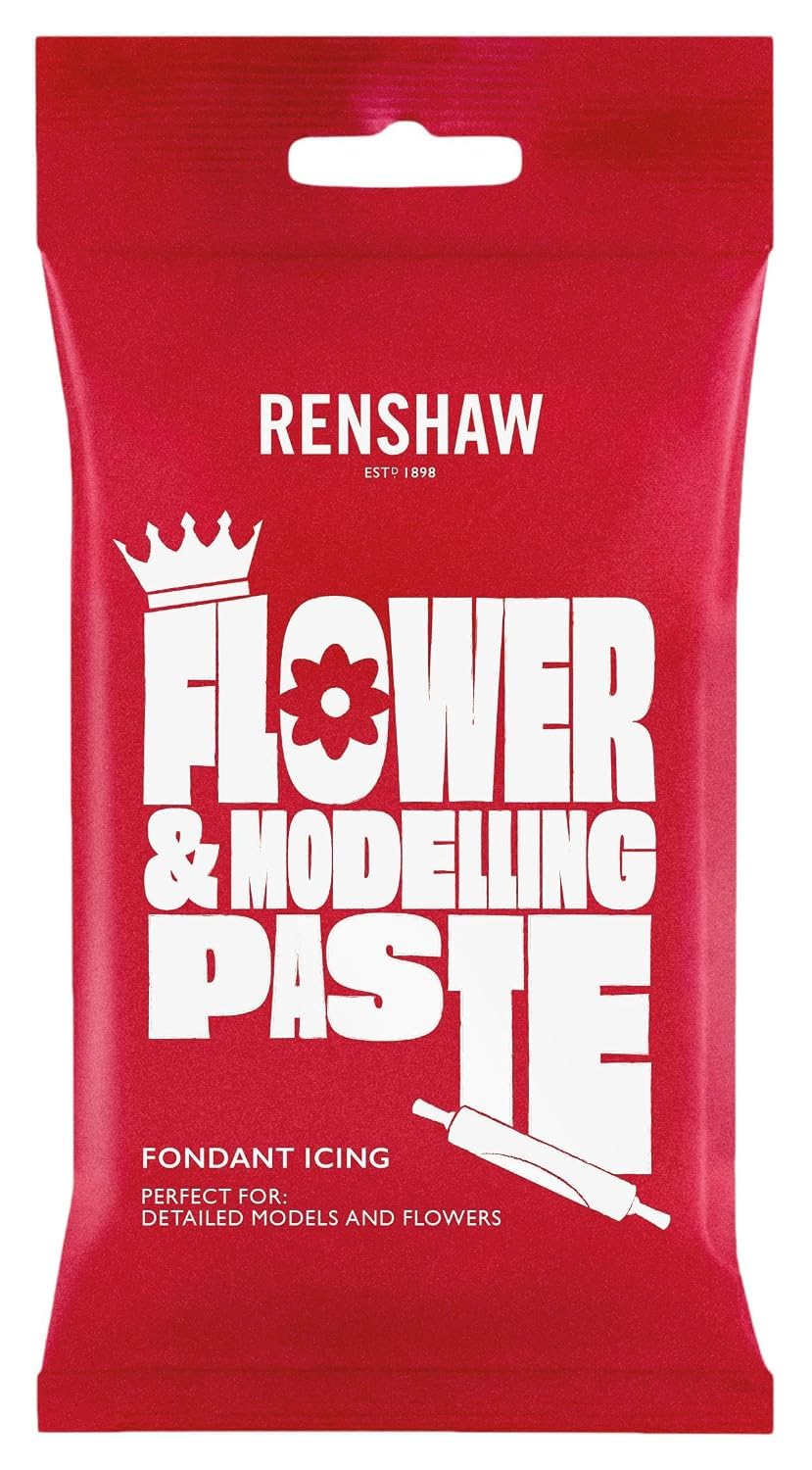 Renshaw Flower & Modelling Paste, White, 1 kg (Pack of 1)