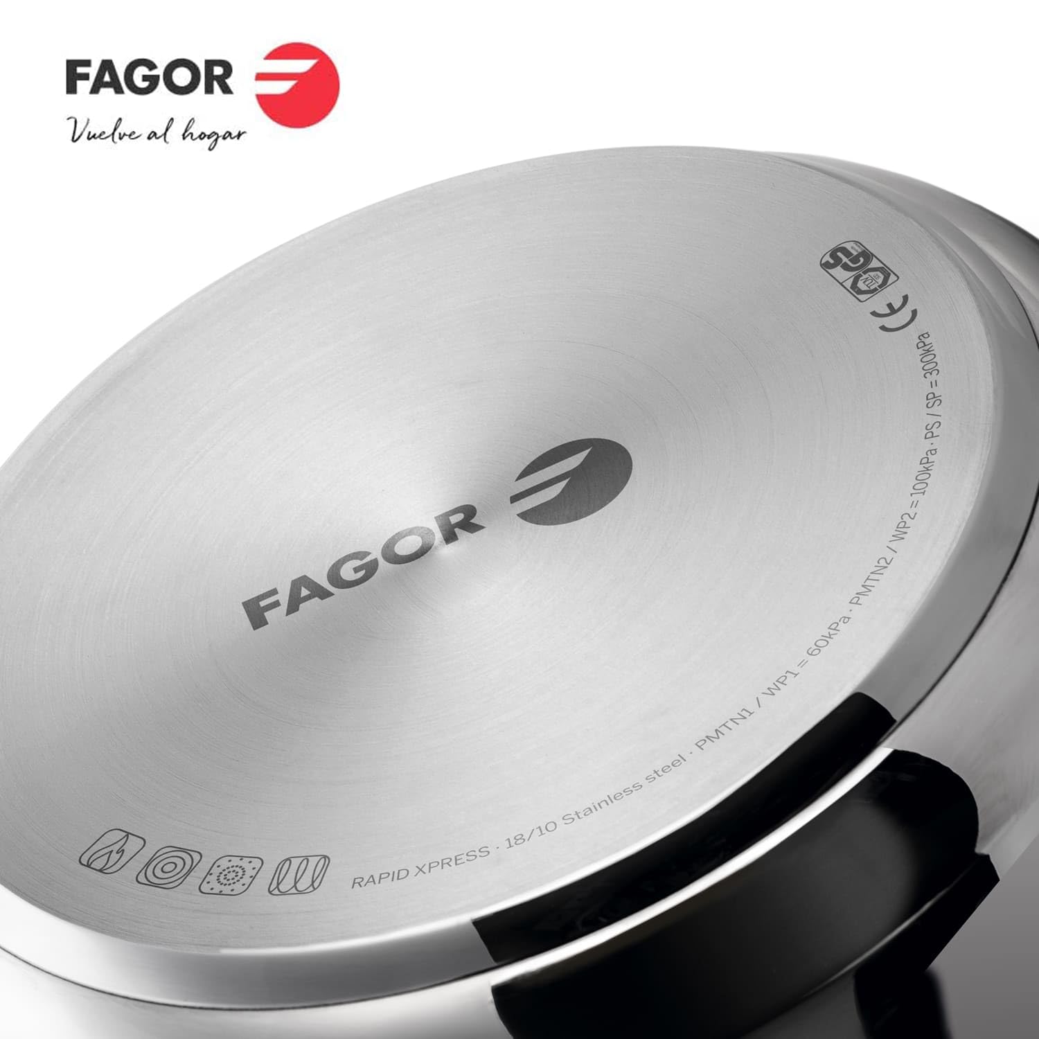 Marmites Express Fagor Acier inoxydable 18/10 4 L Ø 23 x 11,5 cm