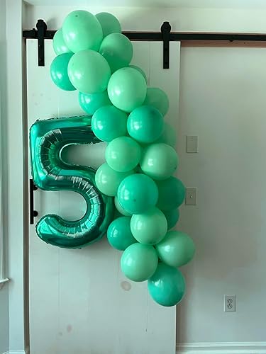 Vista 943 de Globos de números 0 de 40 pulgadas, globos negros de números para números 10, 20, 30, 40, 50, 60, 70, 80, 90, 100, globos de números 10, 20, 30, 40