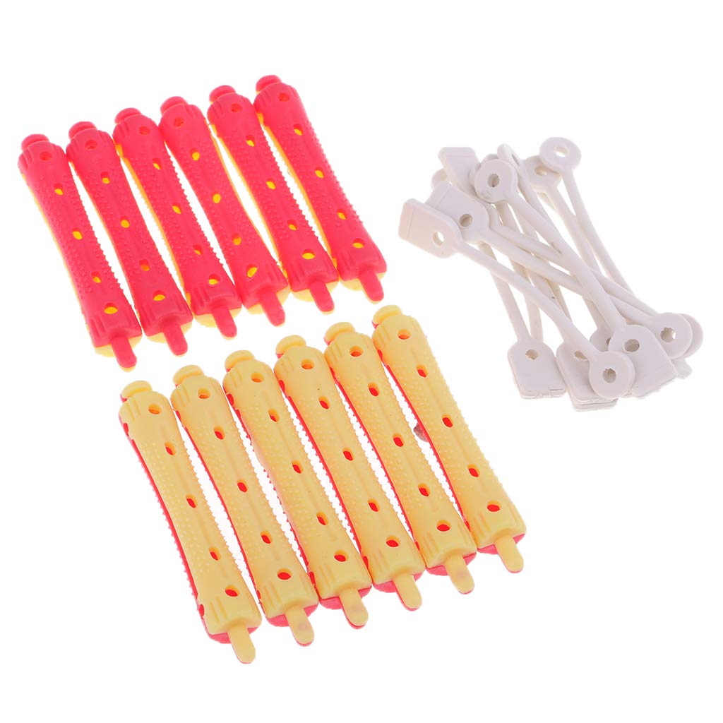 12 Pieces Permanent Rods DIY Perm Curler Design 7 x 1.3cm Shin mart