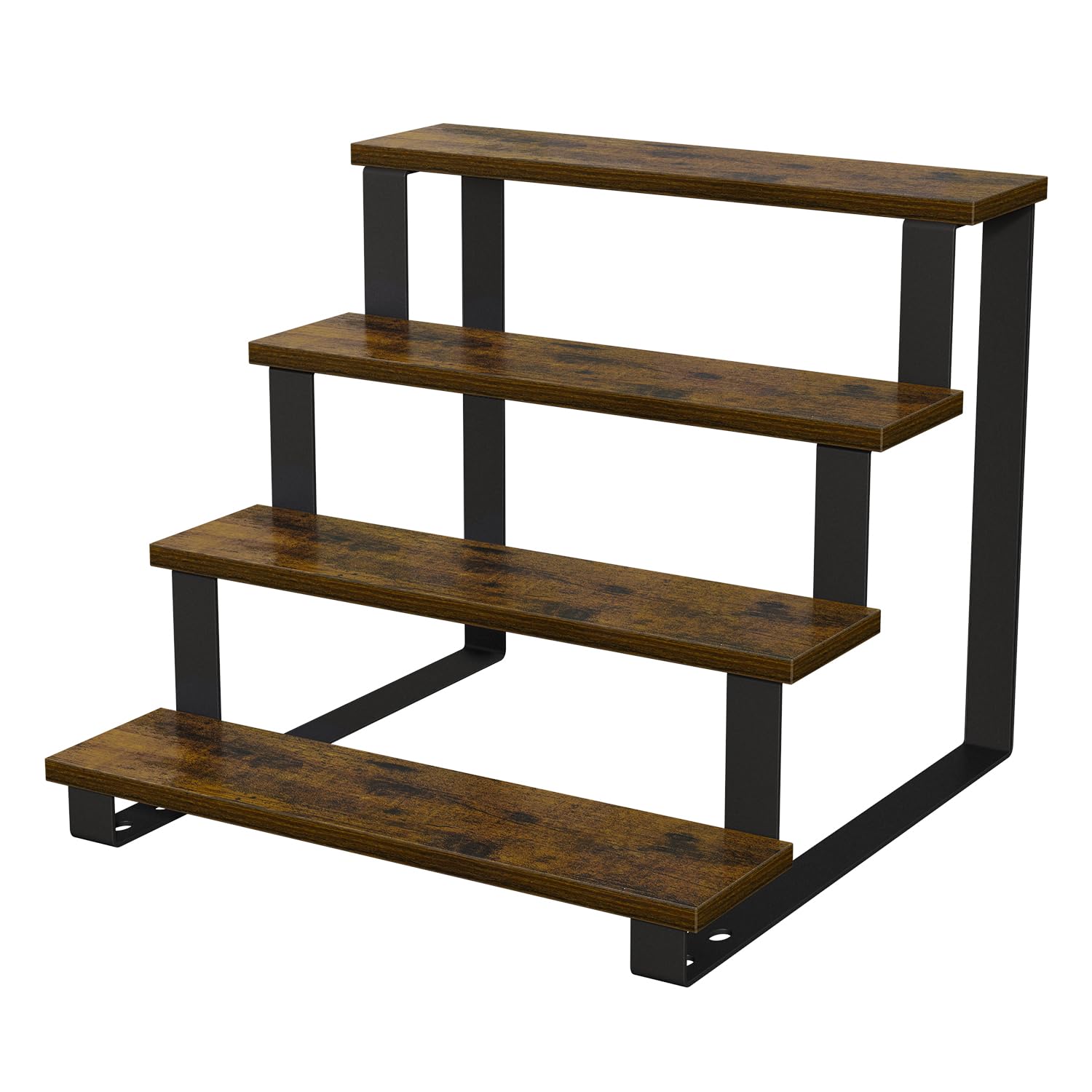 YINMIT Grande alzata in legno (marrone, 4 ripiani)
