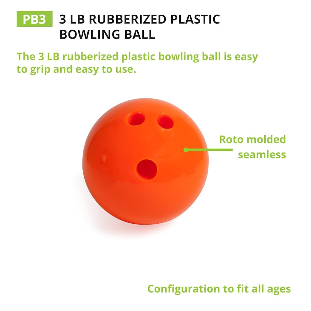 Amazon | Champion Sports 1.4kg Plastic Rubberized Bowling