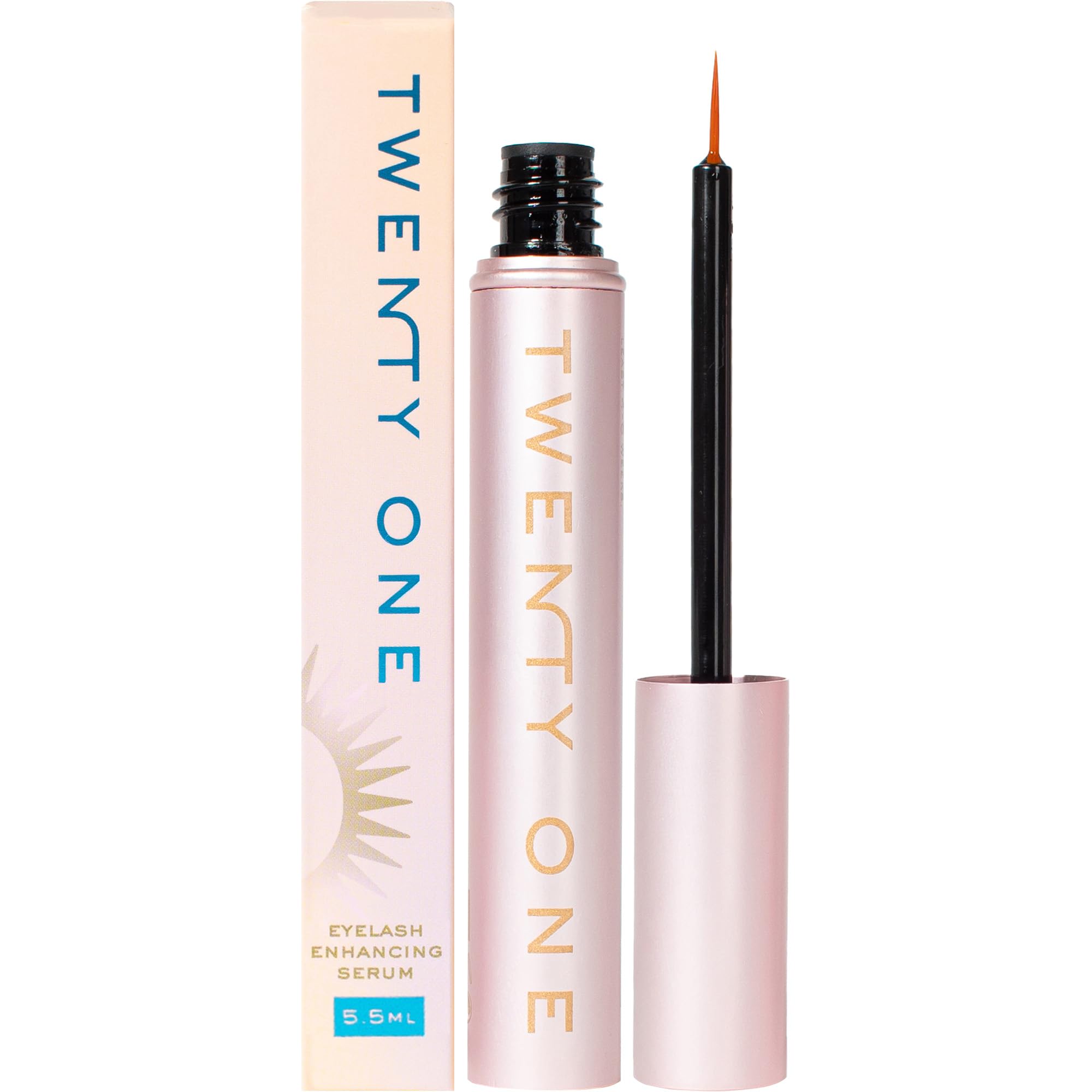 Twenty One Eyelash Growth Serum 5.5ml - Lash Serum for Longer Thicker Lashes, Colourless