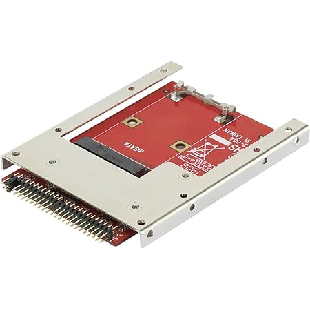 RENKFORCE Convertisseur dinterface [1x mSATA Femelle - 1x IDE mâle 44 pôles]