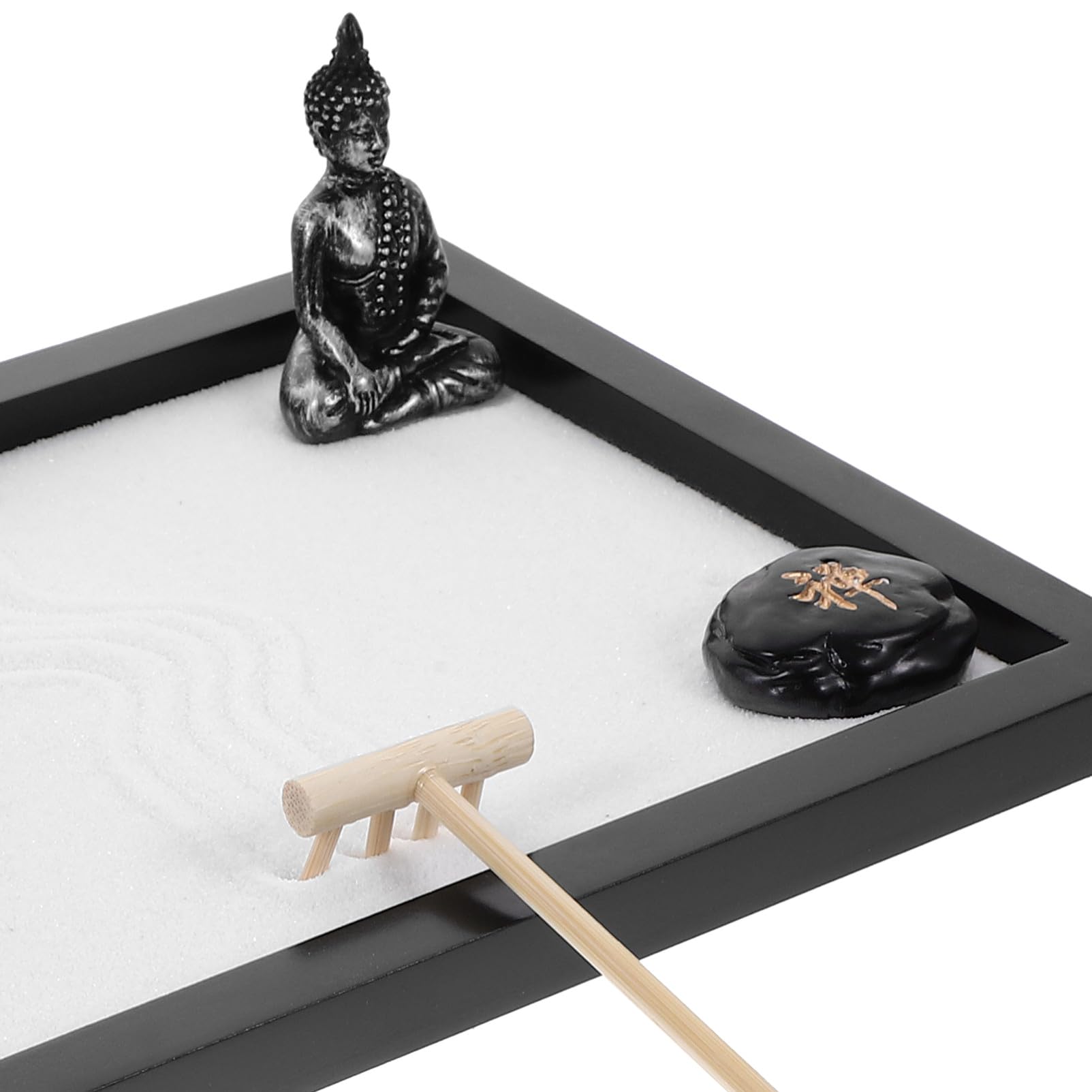 Ornement de Bac à Sable de Bureau Zen en Panneau de Densité