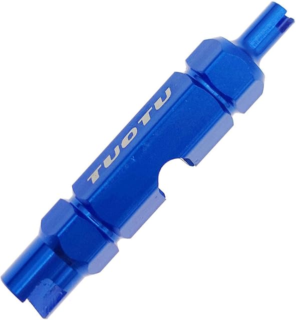 TuoTu Valve Core Remover Tool Kit Bike with Replacement Valve Core