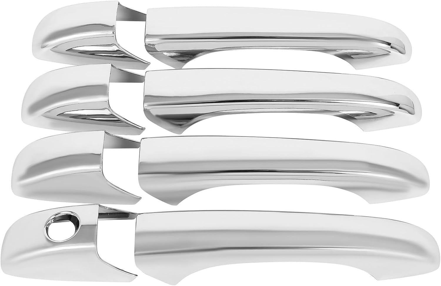 OCPTY 4PCS Door Handle Covers for 2008-2016 for Dodge Grand Caravan,2011-2014 2016 for Jeep Grand Cherokee,2007-2016 for Jeep Patriot Exterior Driver Side & Passenger Side Car Door Handle Cover Chrome