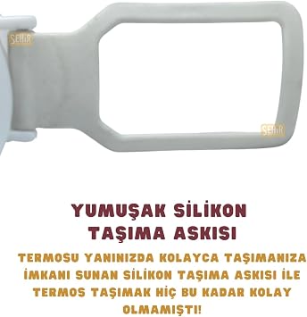 Galatasaray 650ml Lisanslı Çift Katlı Paslanmaz Çelik Termos 8 Saat Sıcak Soğuk Kutulu (Beyaz)