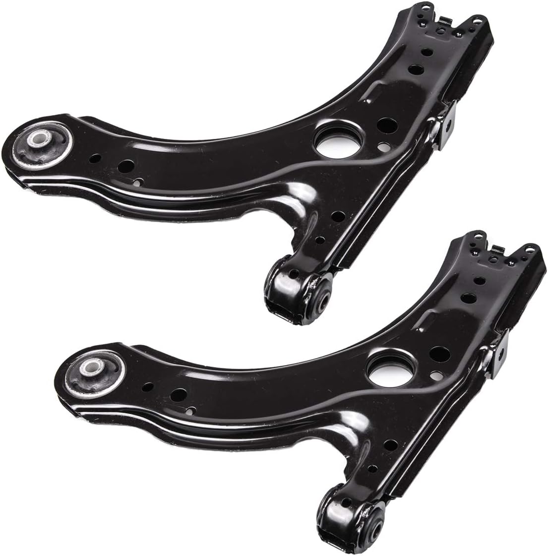 AUQDD 2PCS K640176 Front Lower Control Arm Compatible With 1998-2010 VW Beetle,00-06 Golf,99-05 Jetta Left Right Professional Suspension