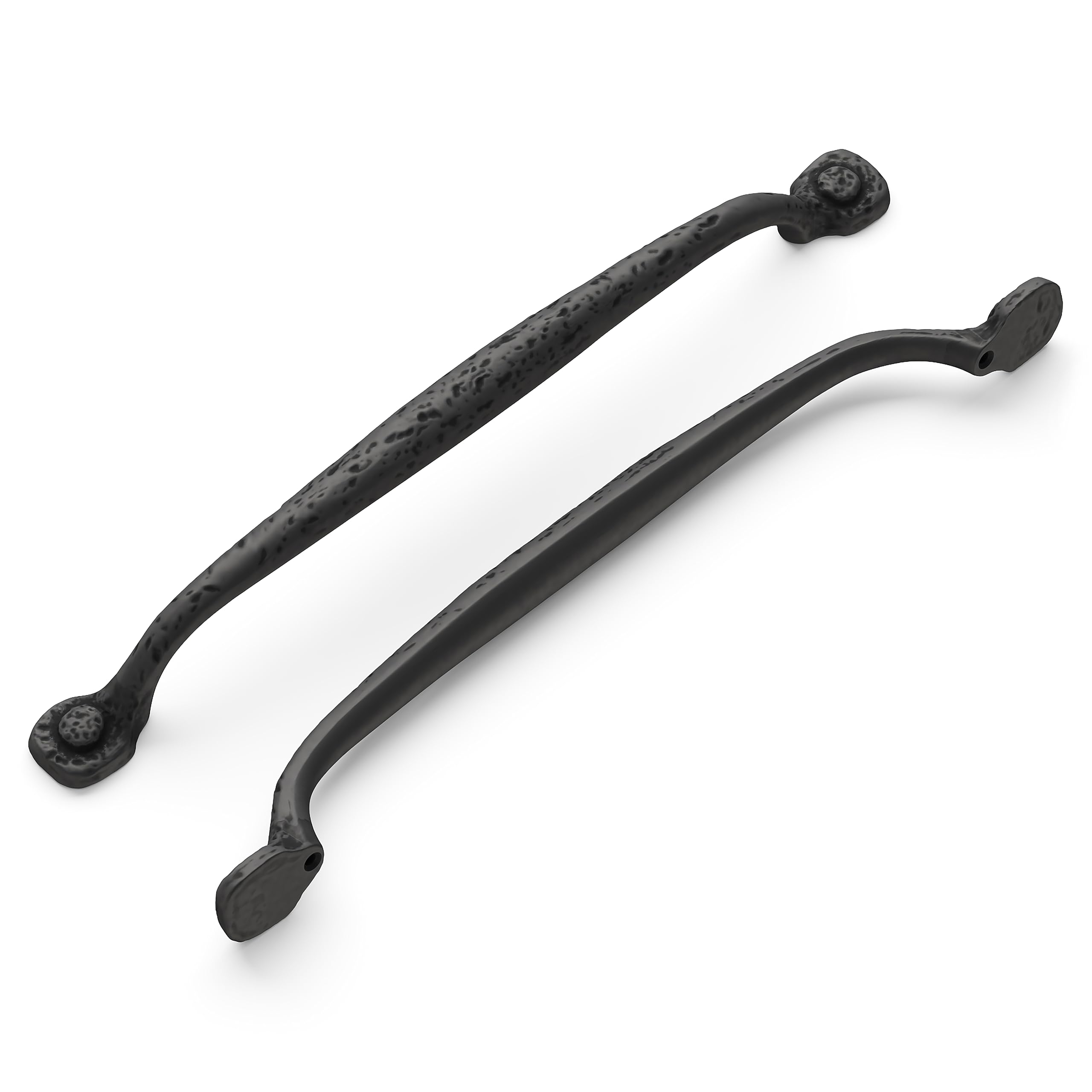 Poignée rustique 224 mm Hickory Hardware P2995-bi fer noir pour rénover vos buffets en bois