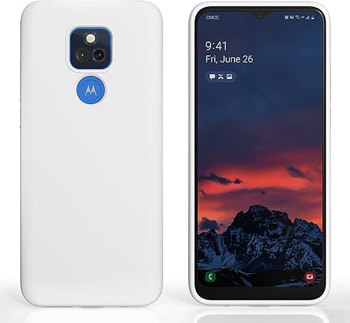 Miniatura 6 de E Segoi Moto G Play 2021 - Funda de goma de gel de silicona líquida a prueba de golpes, cojín de forro de tela de microfibra suave compatible con