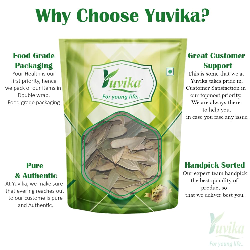 YUVIKA Tej Patta - Cinnamomum Tamala - Bay Leaves (100 Grams) - Image 4 thumbnail