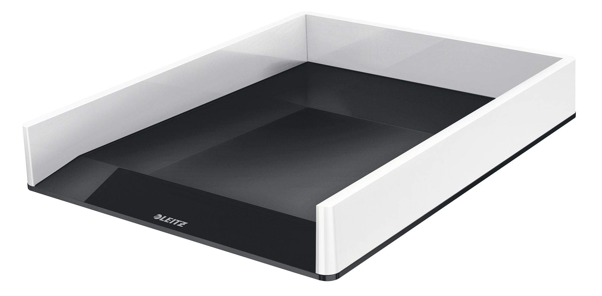 Leitz, A4 Briefablage (Perlweiß/schwarz| 4er Set)