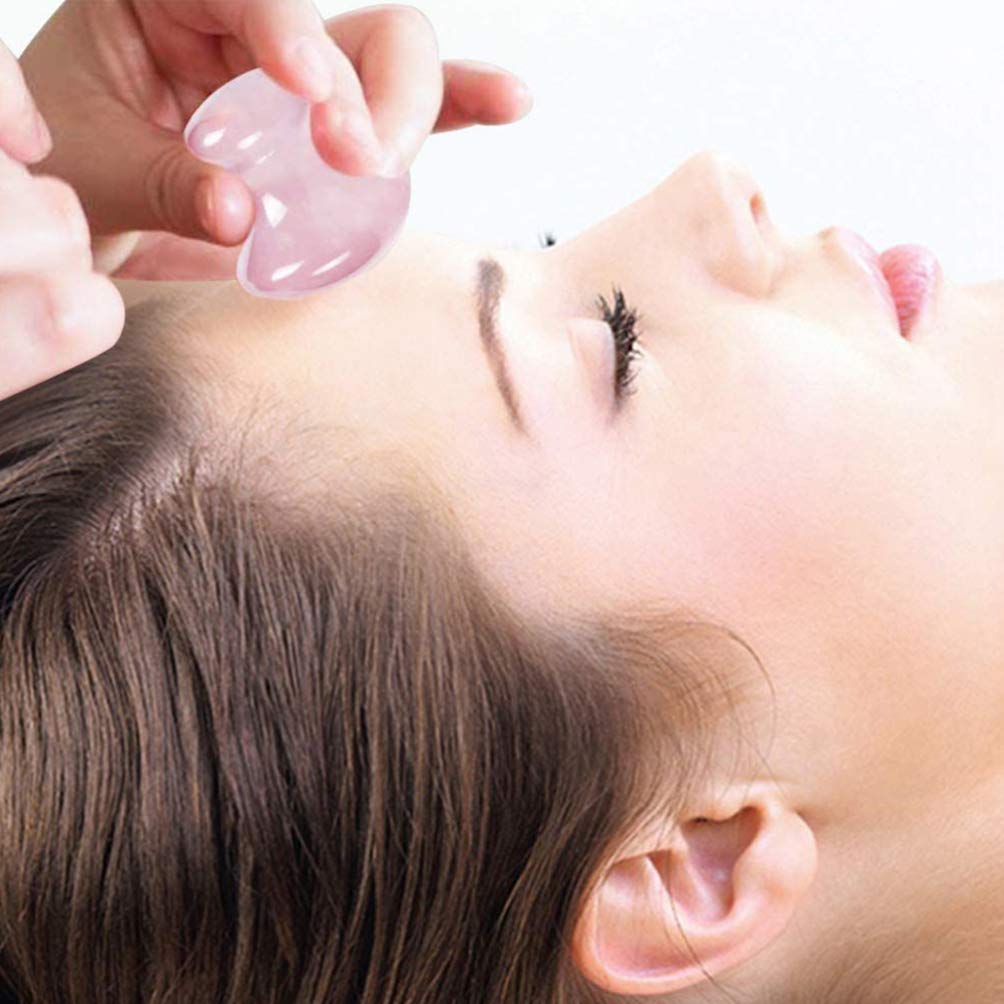 OSALADI Planche À Gratter Gua Sha Outil De Massage Du Visage Et Du Cou 2 Pièces Pour Épaules Pieds Et Dos Accessoire De Spa À Domicile Pierre De Massage Manuelle