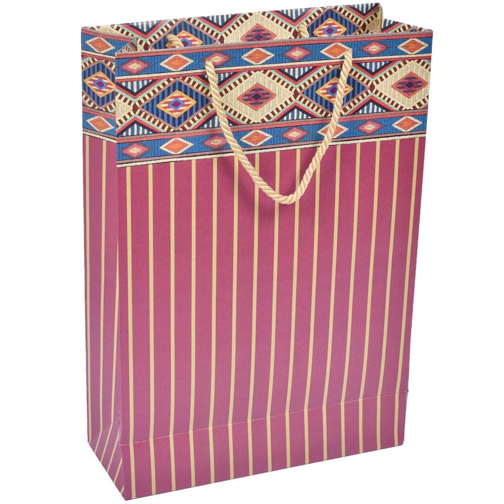 Sapco Gift Paper Bag "Indian Brocade" (9X13X3.5-Inch- Medium) Perfect For Diwali, Indian Gifiting, 10 count,Multicolor (B08DV8LS6H) Amazon Price History, Amazon Price Tracker