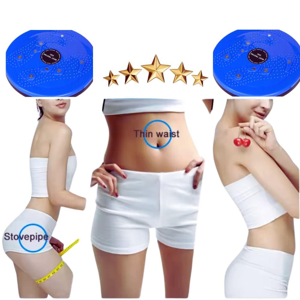 Pedana Riabilitazione functional board Torsione Busto Riabilita Modella Scolpisce Rassoda Fianchi Addome color (blu)