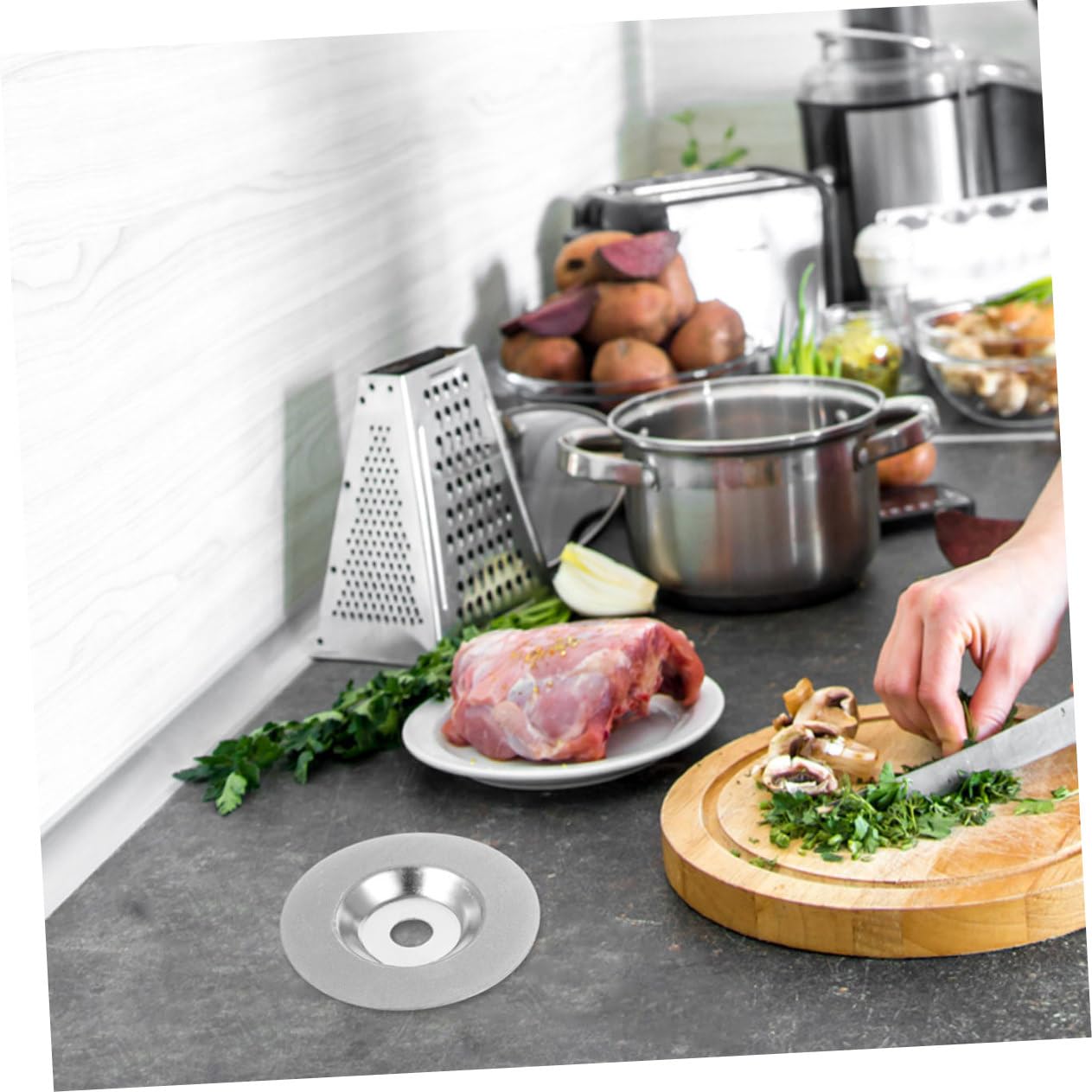 CHILDWEET 2pcs Grinding Blade Diamond Sharpener Stone Sharpening Wheel Tool Electric Sharpener for Knives Kitchen Sharpen The
