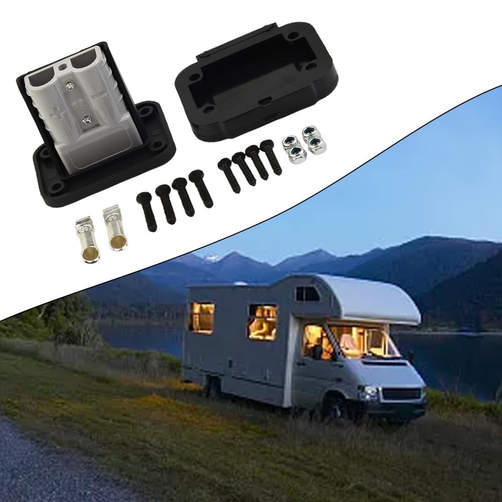 Supporto Per Connettori Anderson 50A - 2 Pezzi Per Pannelli In Camper, Barche E Veicoli