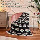 FRIENDS TV Show Fleece Blanket, Super Soft Central Perk Blankets Throws, Warm And Cuddly Official Show Merchandise For Home (Black) - Image 5