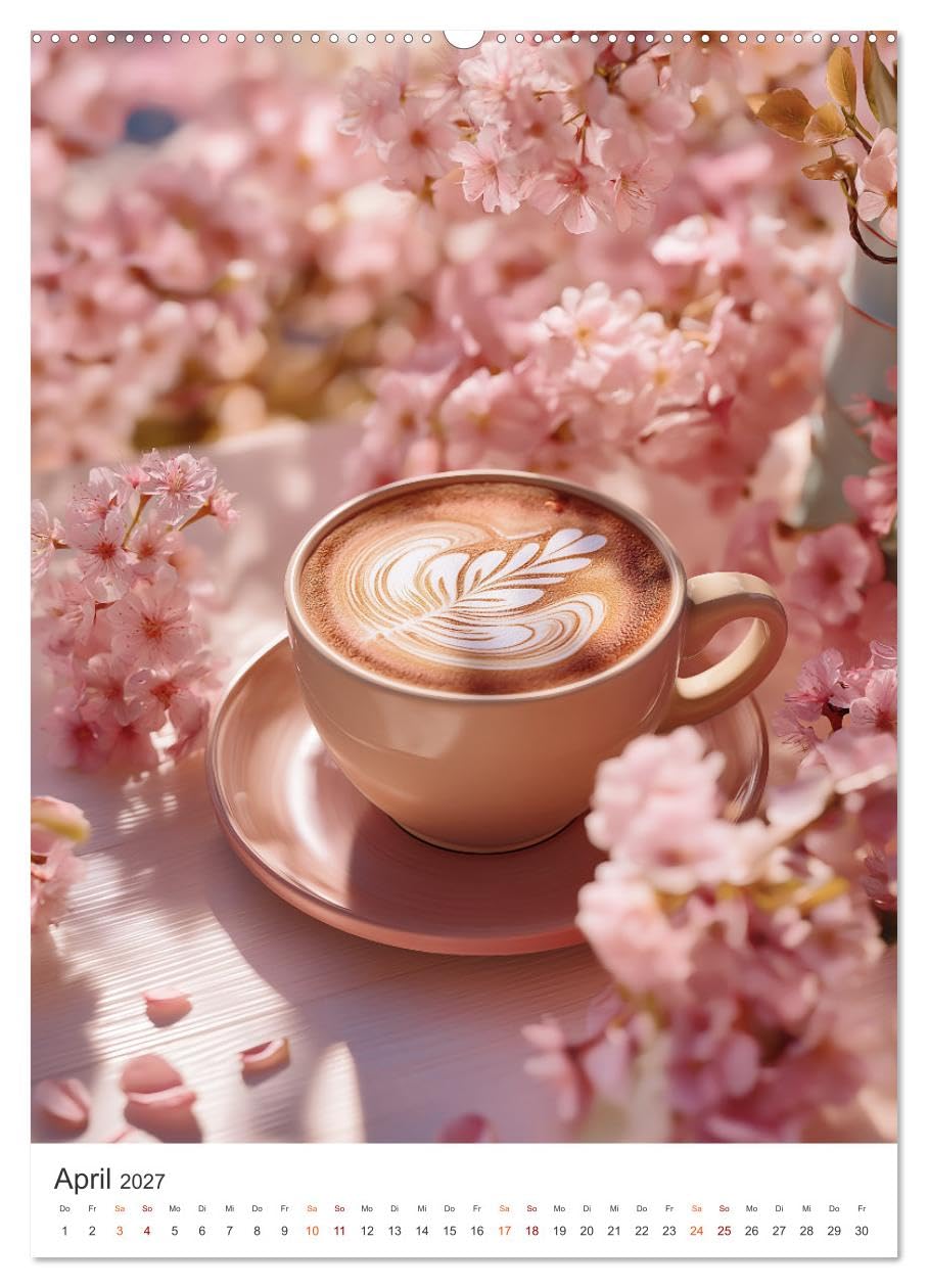 Zeit für Kaffee (hochwertiger Premium Wandkalender 2027 DIN A2 hoch), Kunstdruck in Hochglanz: Emotionale Genussmomente, intensiv, inspirierend und voller Wow-Effekt. (CALVENDO Lifestyle)