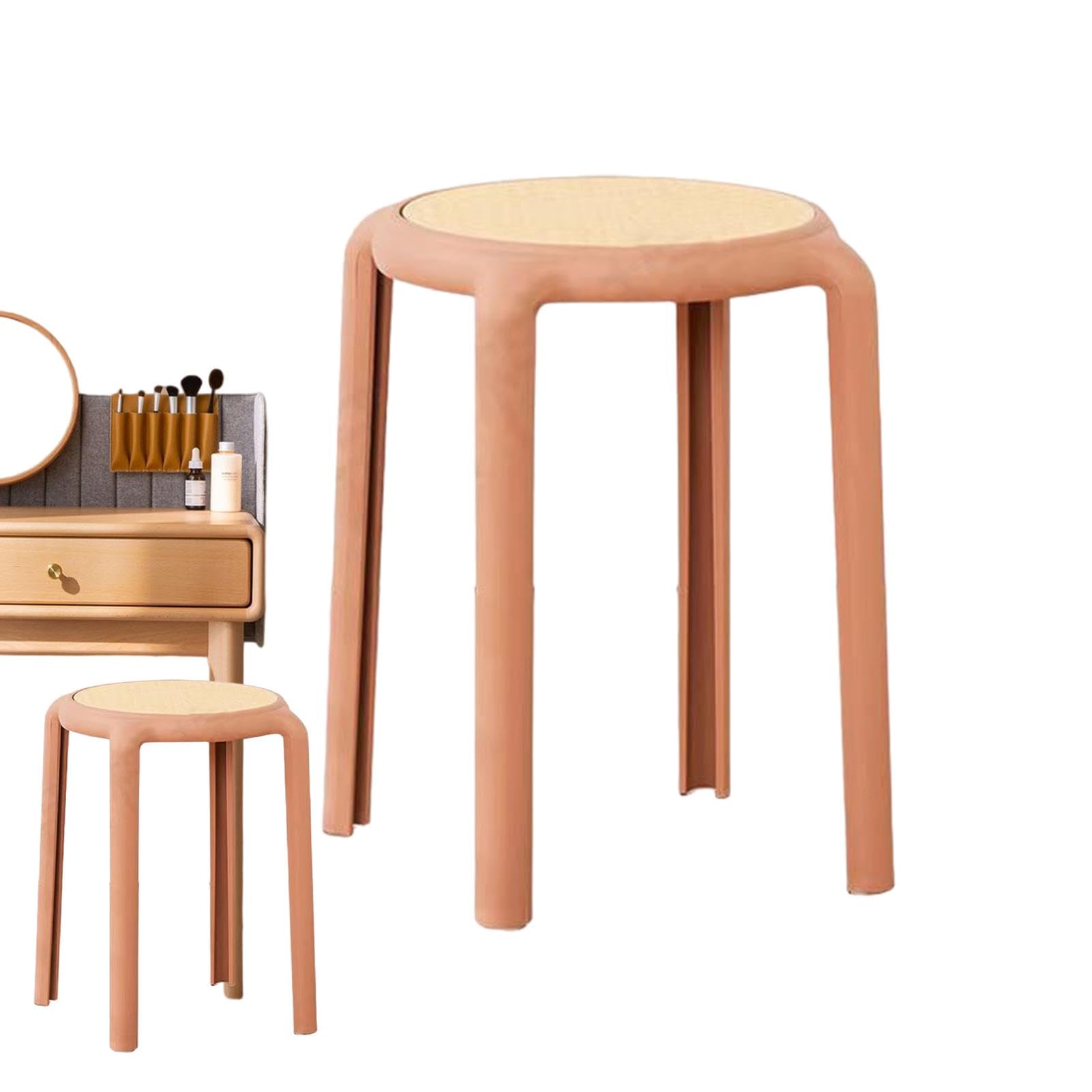 Tabouret empilable pour adulte compact : le siege rond ideal sans dossier