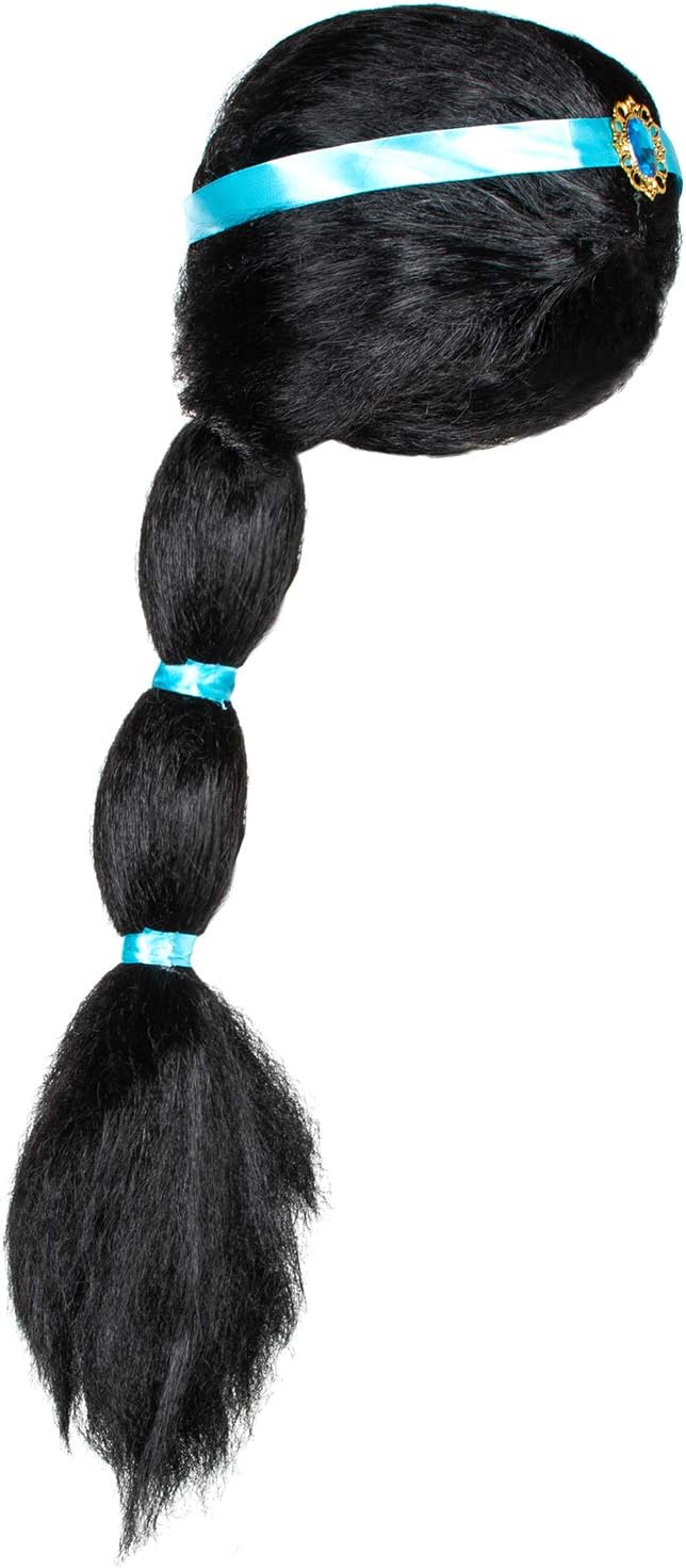 Cute Aladdin Magic Lamp Arabian Princess Costume Little Girls Wig For Birthday Halloween Party Dress Up