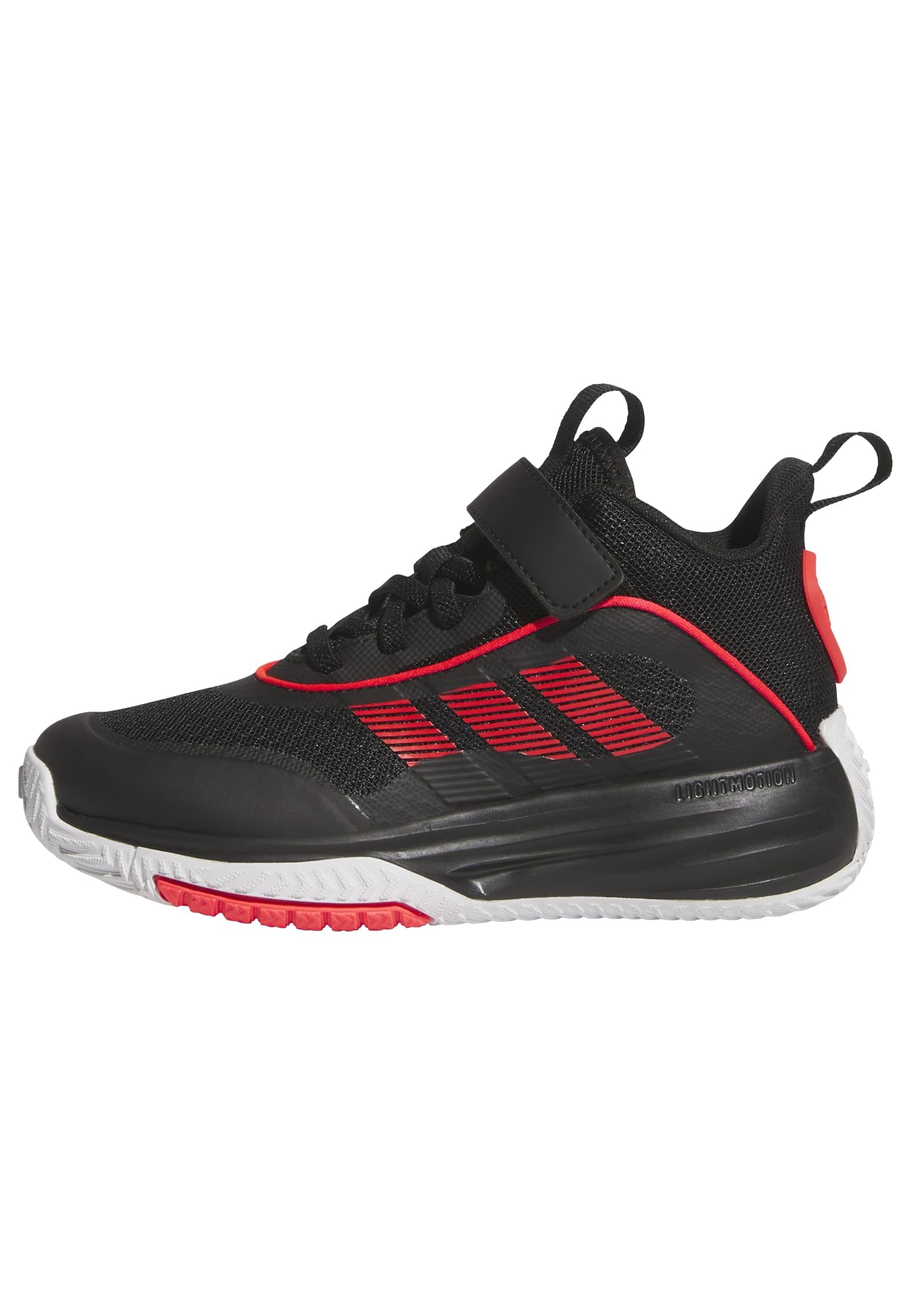 adidas Unisex Kids Ownthegame 3.0 Shoes, Core Black/Lucid Red/FTWR White, 10.5 UK Child