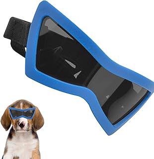 Hunde Sonnenbrille | Windproof UV -Schutz Haustier Eyewear | Verstellbare Gurtbrille für kleine mittelgroße Hunde & Katzen | Outdoor Beach Trip Wanderabenteuer Sommer Travel Walking Accessoires product image