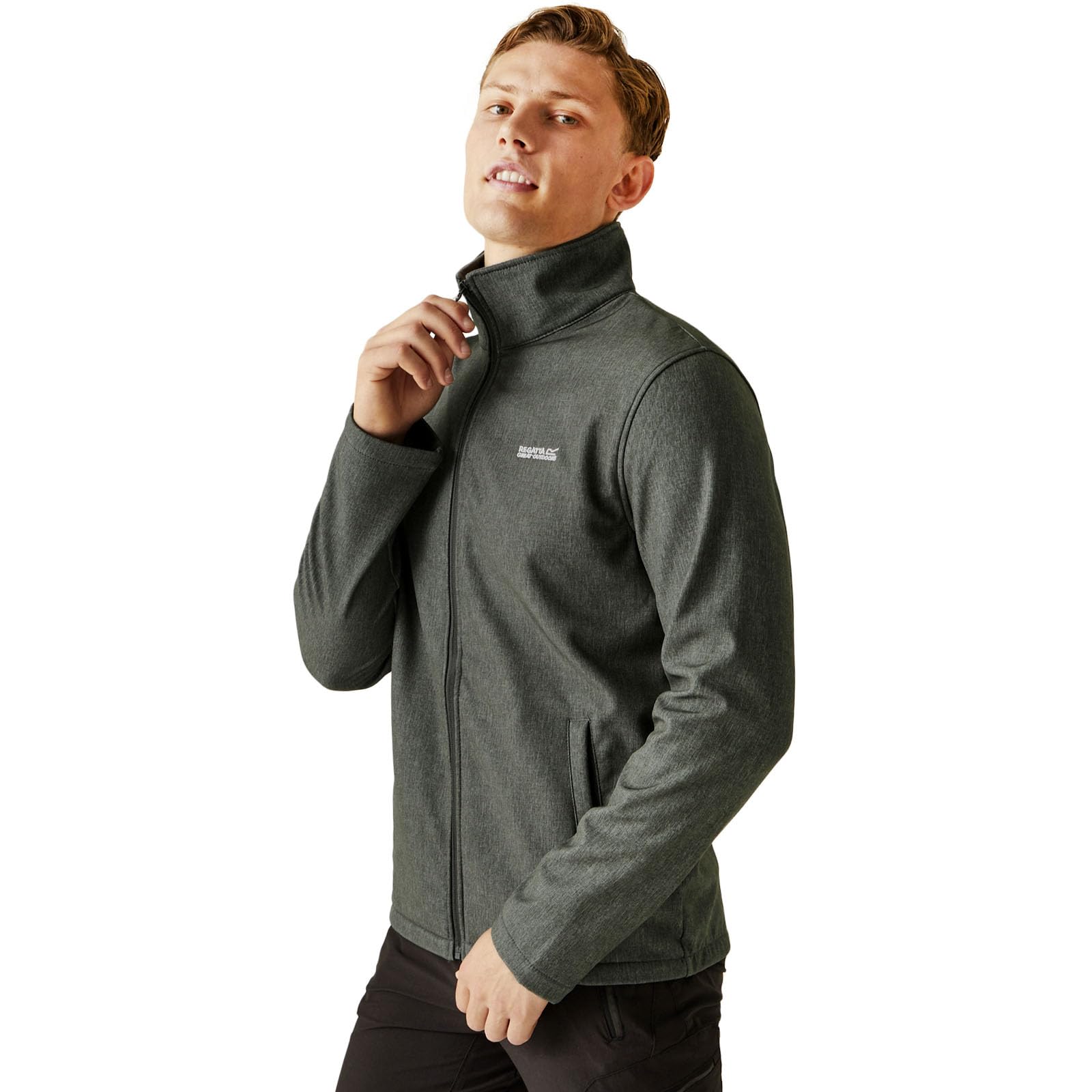 Regatta Men's Cera Softsell Outdoor Summer Jacket, Water Repellent, Wind Resistant & Stretchable - Perfect for Walking, Hiking & Camping