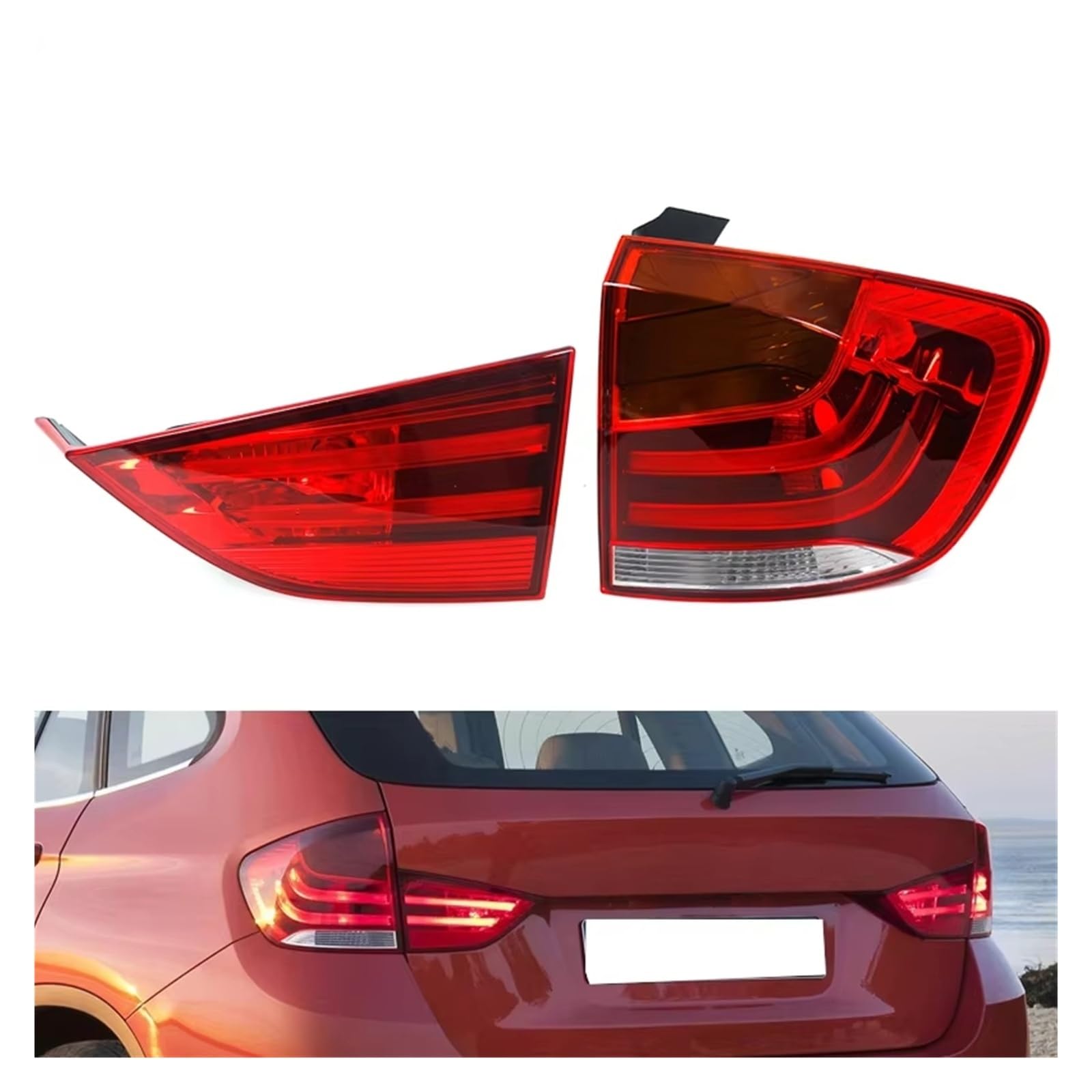 Pilotos Traseros Para X1 Para E84 2008 2009 2010 2011 2012 2013 2014 2015 Luz Trasera LED Freno Señal Giro Lámpara Marcha Atrás Accesorios Coche