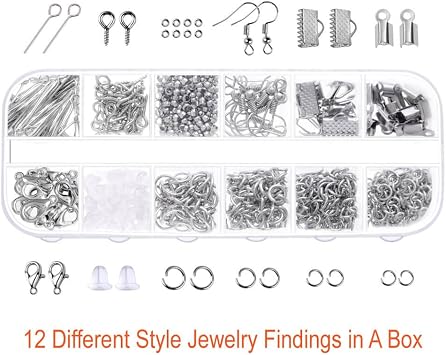 PAXCOO Jewelry Making Supplies Kit with Tools, Wires, Findings for Jewelry Repair and Beading
