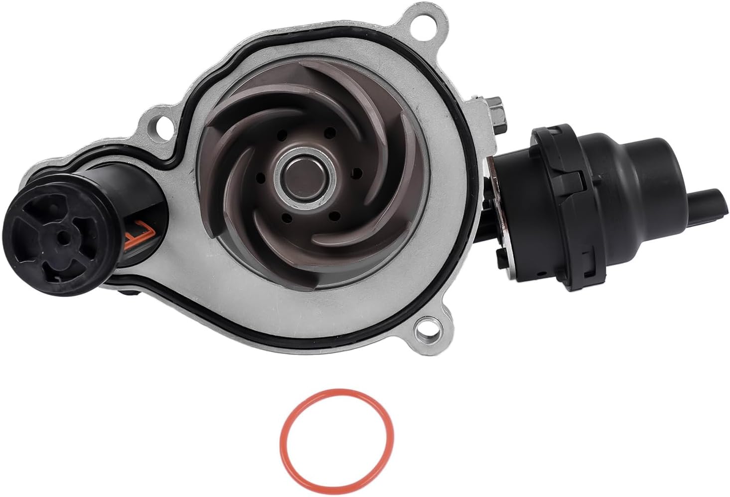 11518638026 Engine Water Pump Assembly + Water Pump Seat Replacement for BMW 120i 125i 220i 225i 320i 330i 420i 425i 430i 525i 530i 630i 730Li xDrive25i xDrive30i OE# 11517644809