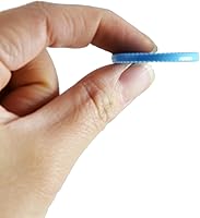 Vista 7 de Smartdealspro 64 unidades de 1.260 in/1.26 pulgadas de plástico opaco para contadores de aprendizaje, mini fichas de juego de fichas de póquer