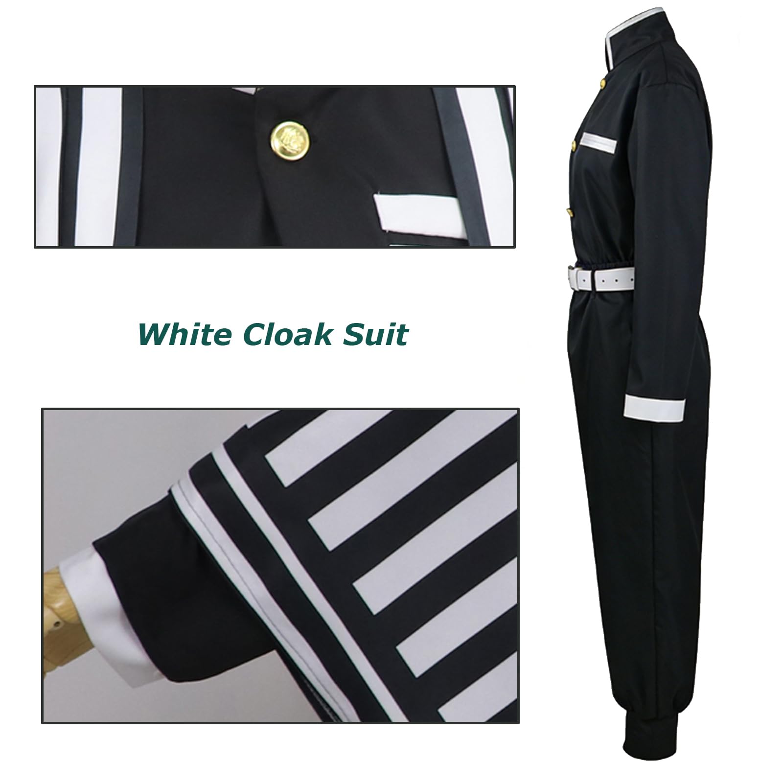 UZAIN Disfraz de cosplay de anime, kimonos, uniforme de Halloween