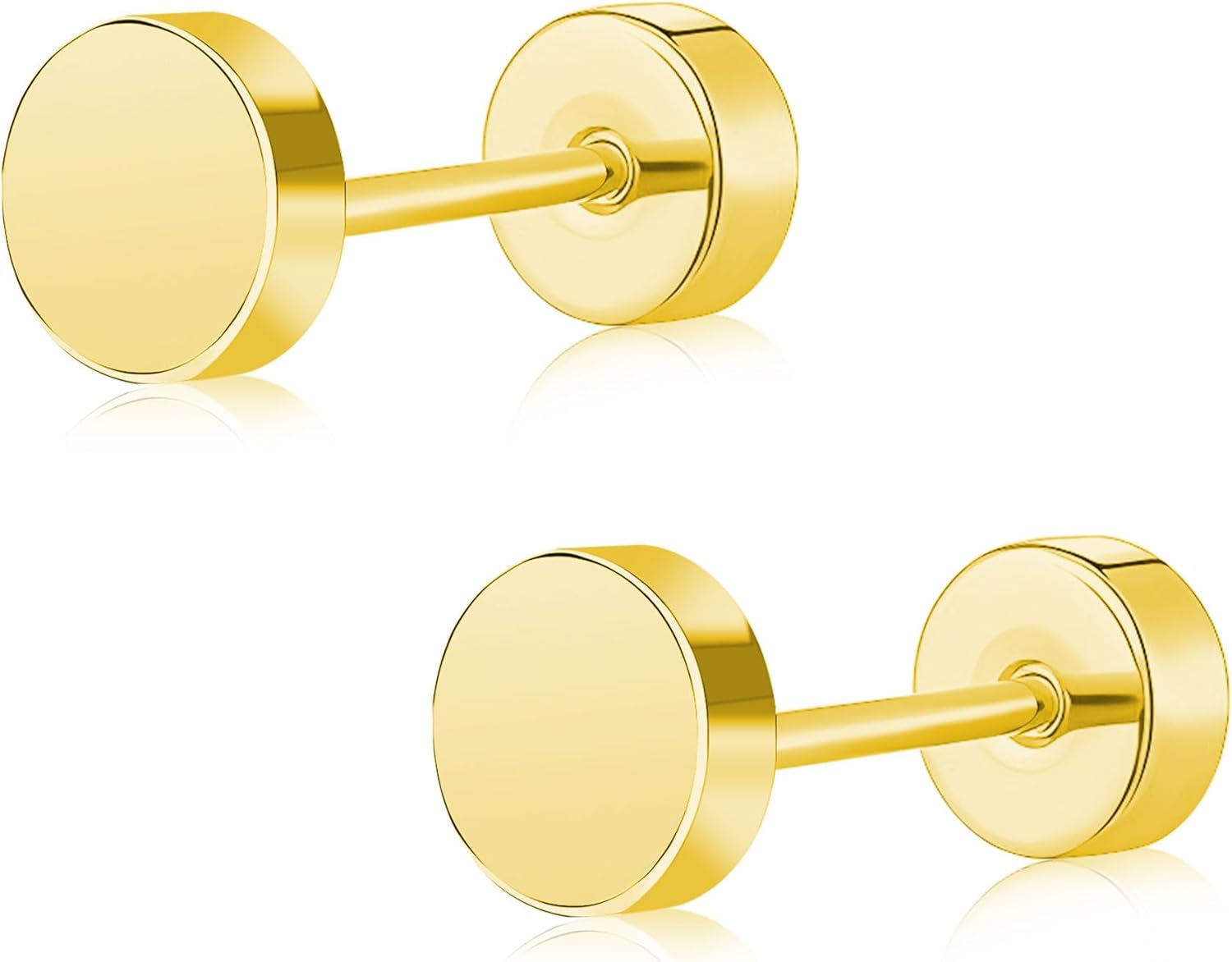 Titanium oorstekers hartje-Boccia 05056-02-anti allergische oorbellen