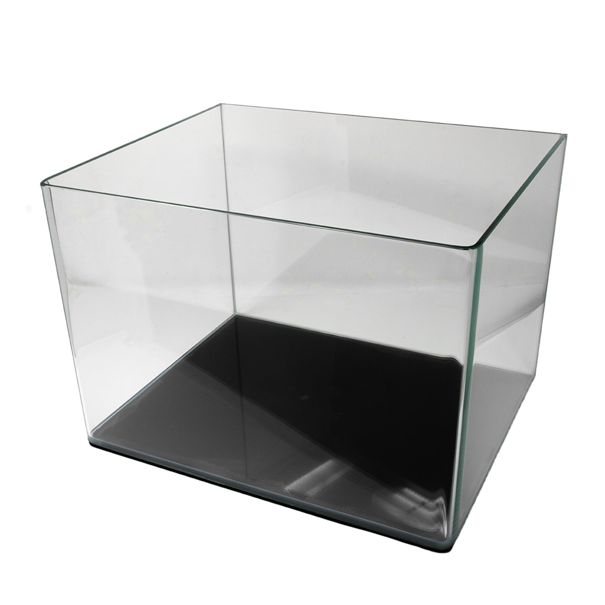 Nano Aquarium 13 L aus Glas, Süßwasser-Aquarium 35 x 17 x 22 cm, kompaktes Zierfisch-Becken für Büro und Zuhause