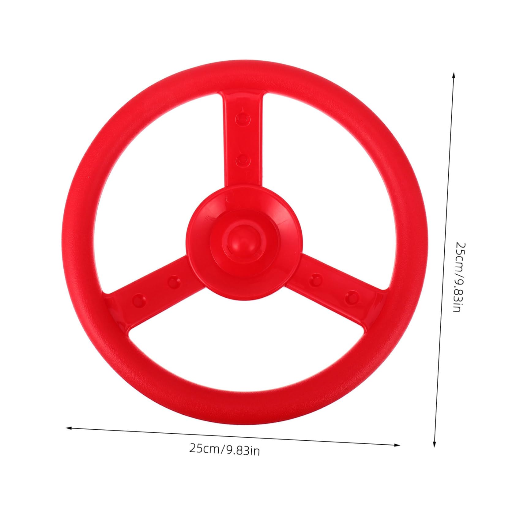 FOYTOKI Outdoor Playground Steering Wheel Random Color Indoor Plate for Swing Fun Recreational for Backyard and Swing