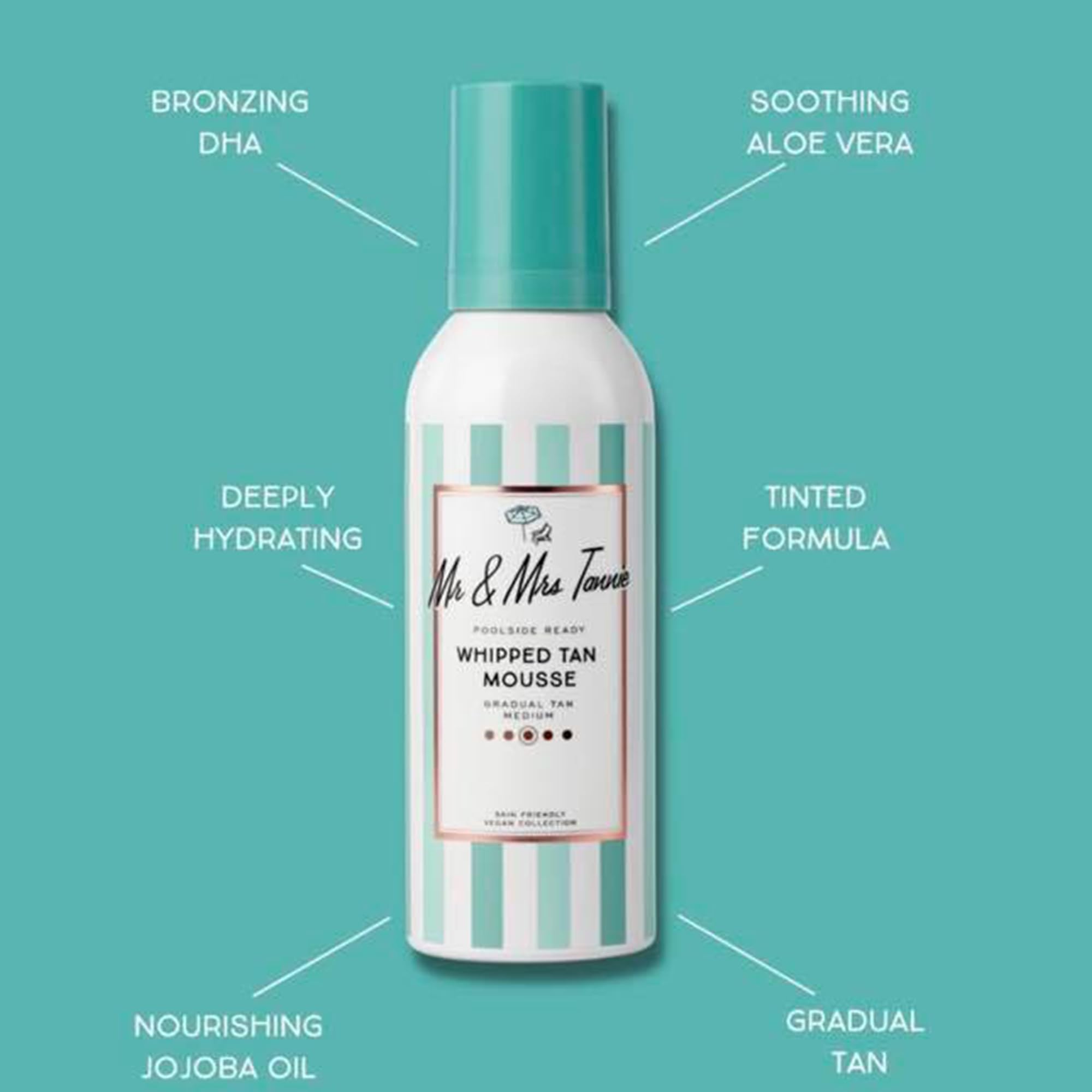 Mr and Mrs Tannie Güneşsiz Bronzlaştırıcı Köpük 200ml
