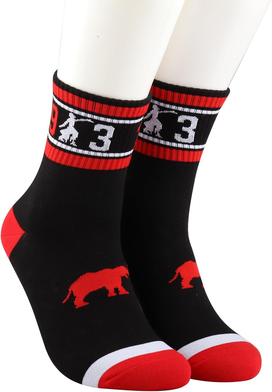 LEVLO Sister Sorority Socks Elephant 1913 Sorority Sister Socks Gift Sister Birthday Socks