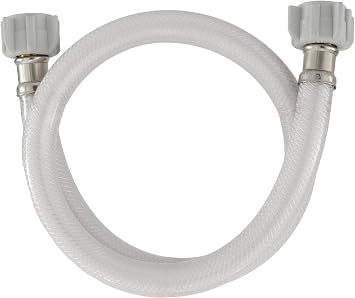30" PVC RV Water Hose & Supply Line | 1/2" FIP Safe for Drinking Water | Flexible Connector with Hand Nuts | Procamp | Flexible PVC connector with hand nuts, safe for drinking water; links RV fresh-water lines, toilet & fixtures