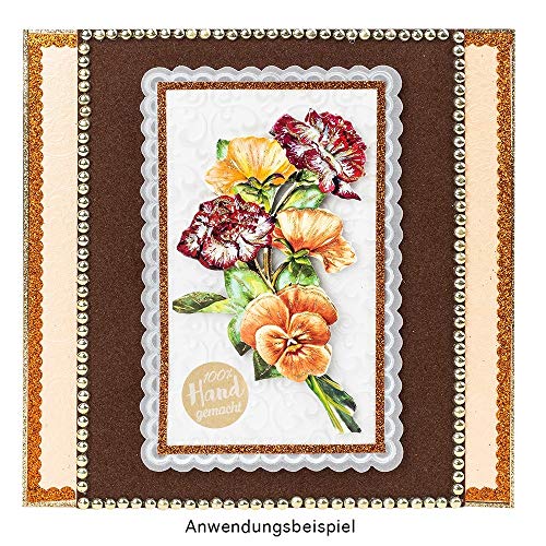 Ideen mit Herz Kraftpapier-Sticker | 100% Handgemacht | Ø 2,5cm | Etiketten-Aufkleber auf Rolle | 500 Stück | Etikett für Marmelade oder Eingekochtes | ideal für selbstgemachte DIY & Handmade Produkte