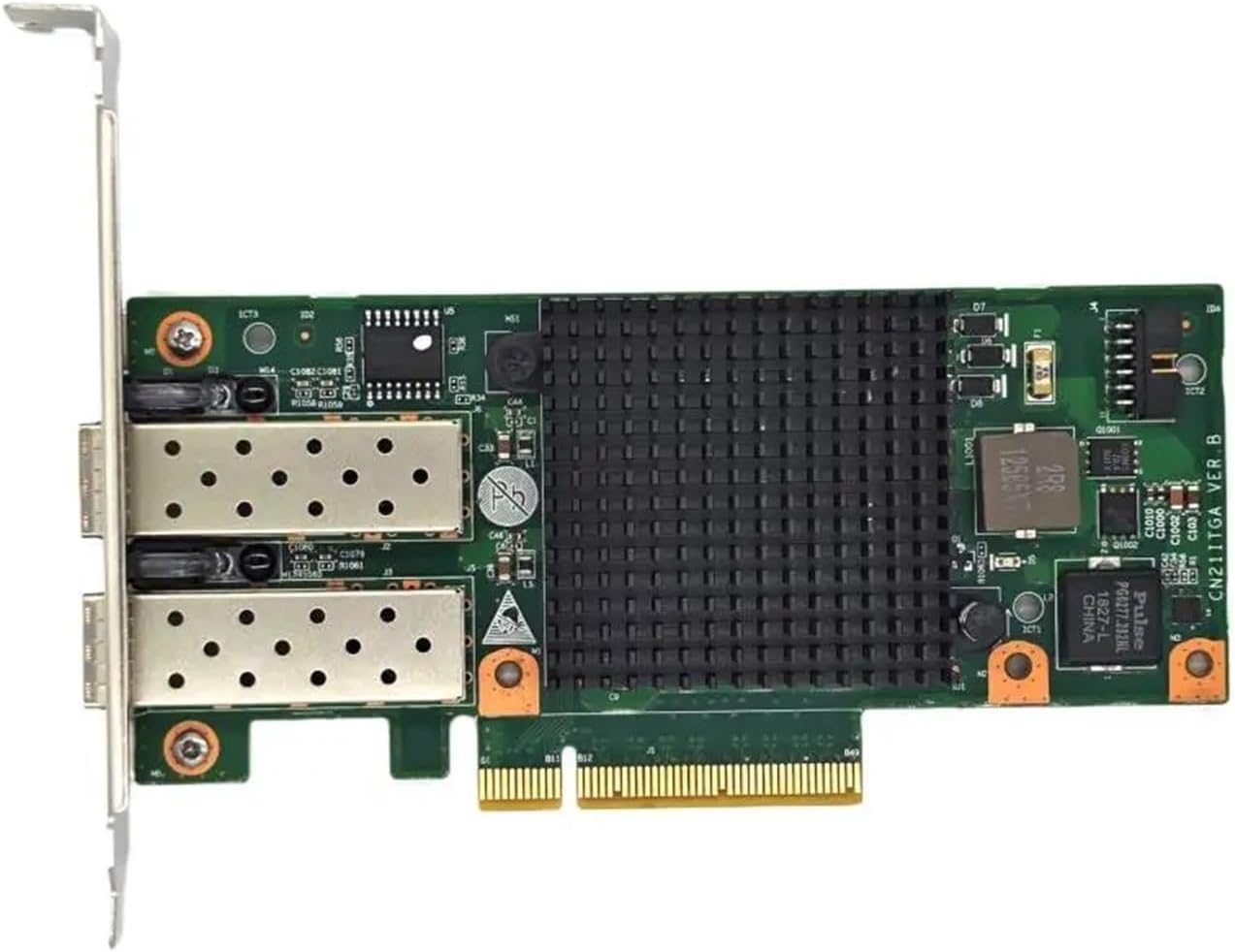 for X520-DA2 E10G42BTDA SR2 82599ES Dual Optical Port 10G Gigabit Fiber Optic Network Card PCIE Black Group Huinas(Short and Long)