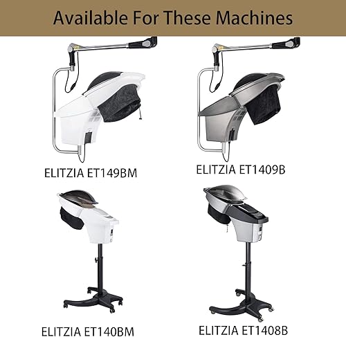 Miniatura 8 de Capucha de algodón para Elitzia ET1408D - Accesorio de repuesto para el cuidado profundo del cabello, cuidado del cabello al vapor, evitar el