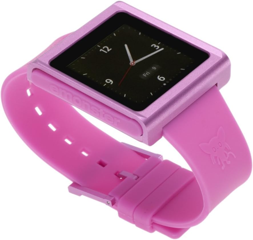 nanox - Apple iPod nano watch conversion kit (Pink Case / Pink Strap)