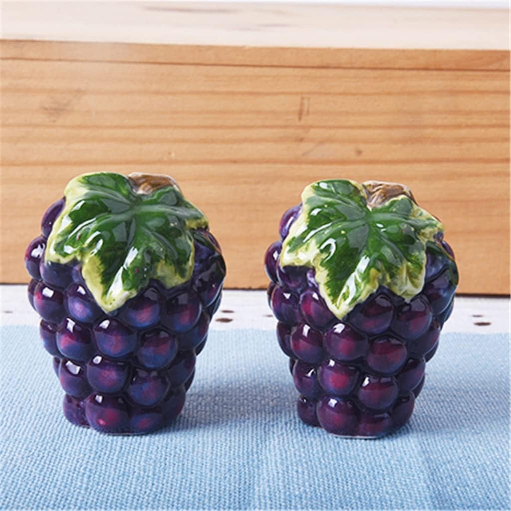 フルーツシェイプ 手塗り セラミック つまようじ キャニスター つまようじ ボックス ホームデコレーション 小さなオーナメント