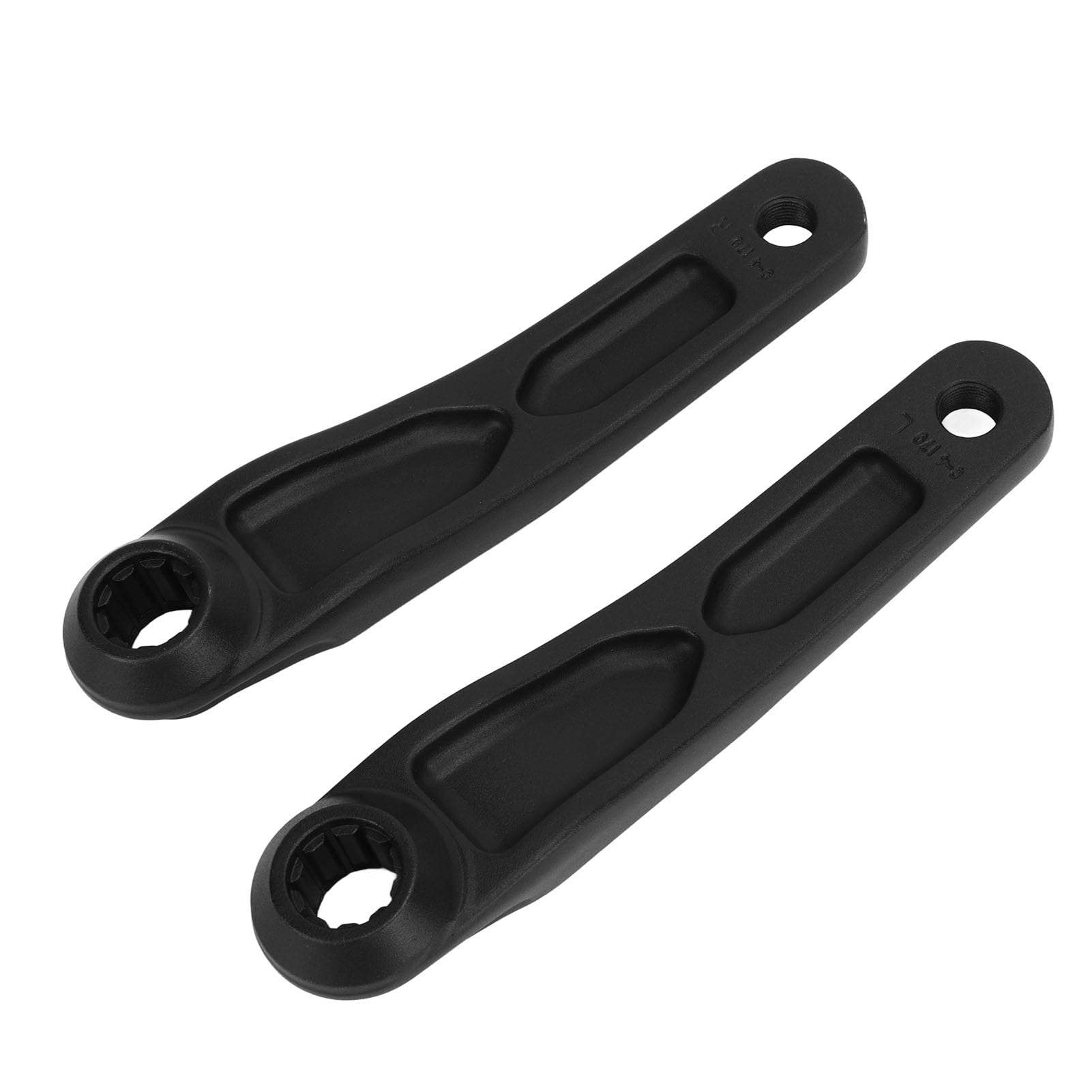 Set pedivelle Motore Centrale per Bicicletta elettrica compatibili con Motore Centrale - Pedivelle con Foro scanalato da 170 mm per Bici elettriche - Coppia Sinistra e Destra in