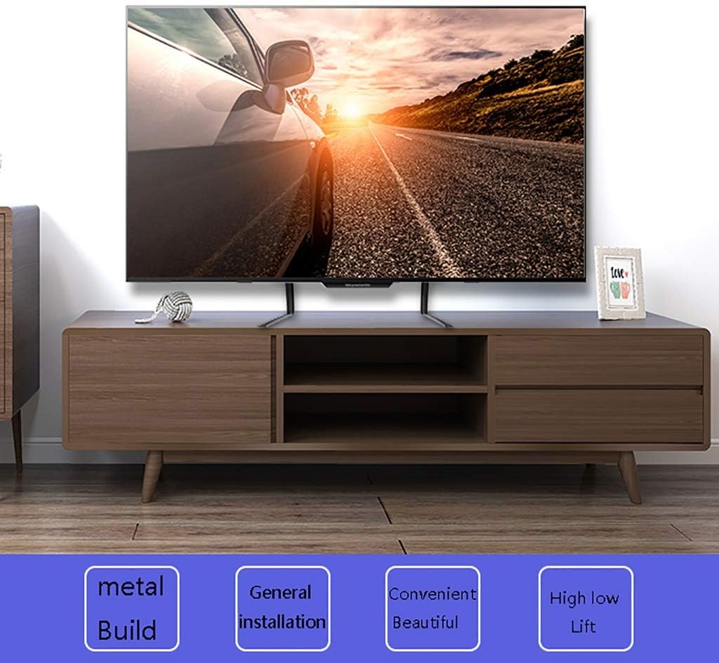 TV Stand 32-65 inch Universal Tripod Bracket, Hole-Free Hanging Shelf, Universal LCD TV Base, TV Vertical Bracket, Triangle Structure integrally Formed